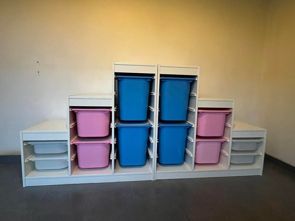 Trofast, Minder dan 50 cm, Ophalen, Minder dan 90 cm, 100 cm of meer