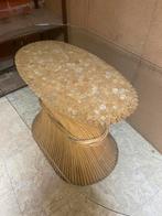 Rotan tafel, Huis en Inrichting, Ophalen, Gebruikt, 50 tot 100 cm, Ovaal