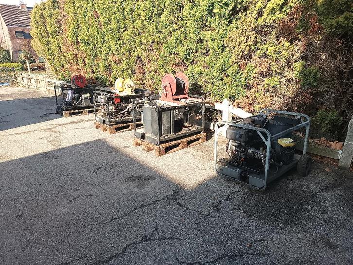 4 STUKS Karcher HDS1000D diesel hogedruk reiniger, Tuin en Terras, Hogedrukreinigers, Gebruikt, Met autostop en -start, Ophalen