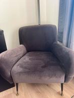 Eenpersoons stoel/zetel, Huis en Inrichting, Fauteuils, Ophalen, Gebruikt, Minder dan 75 cm, Bruin paars achtige kleur