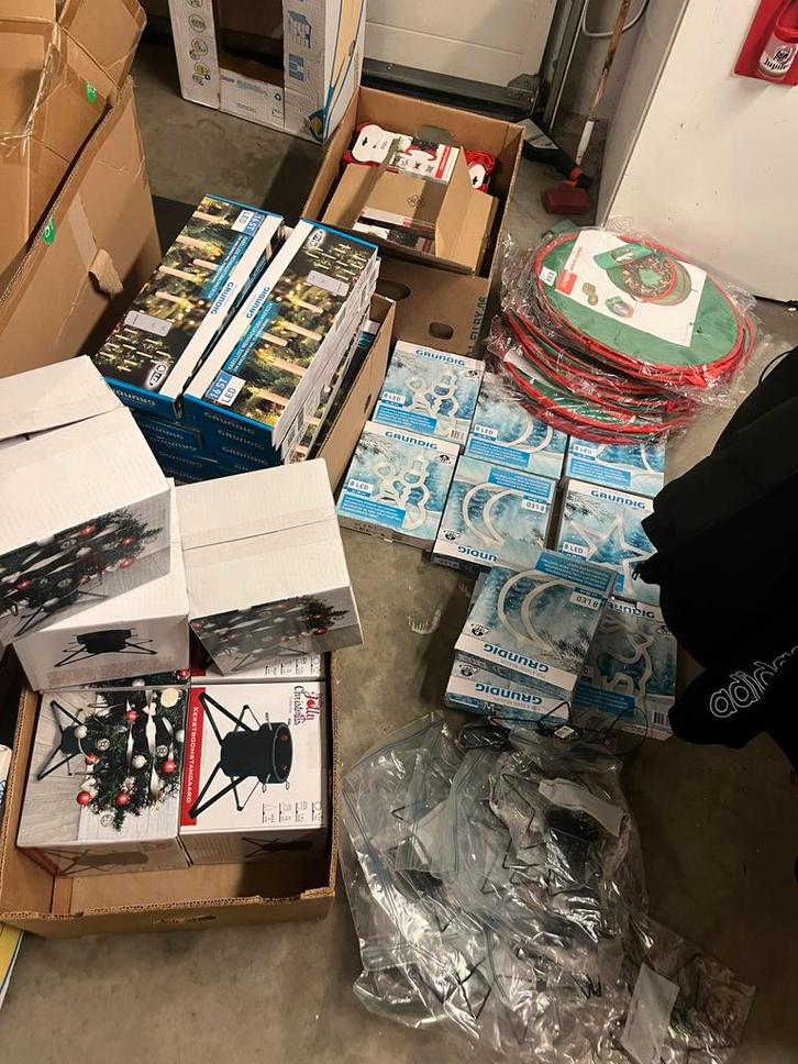 Grote lot kerst versiering., Diversen, Rommelmarktspullen, Zo goed als nieuw, Ophalen