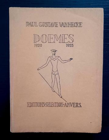 Paul-Gustave van Hecke, Poèmes 1920-1923 (signés) disponible aux enchères