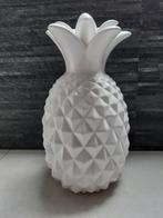 Gros ananas décoratif blanc brillant, Comme neuf, Décoration, Enlèvement ou Envoi