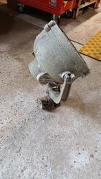 Grote scheepslamp / verstraler, Tuin en Terras, Buitenverlichting, Ophalen, Zo goed als nieuw, Aluminium