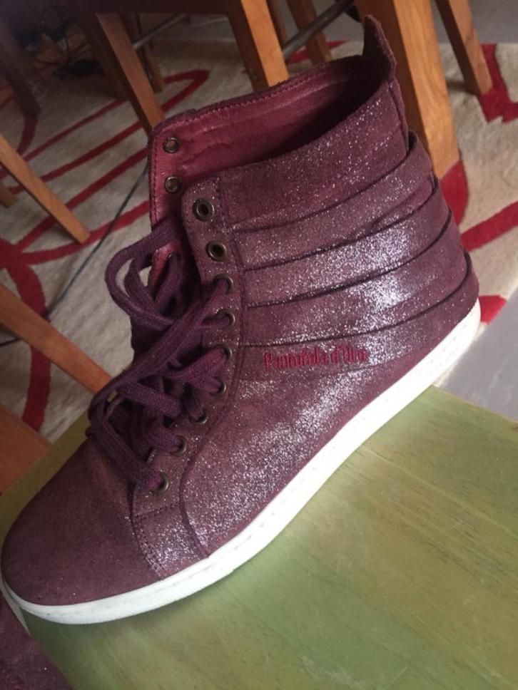 Sneakers van leer, 41, Kleding | Dames, Schoenen, Zo goed als nieuw, Sneakers, Overige kleuren, Ophalen of Verzenden