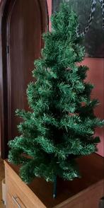 Kerstboom plastiek + watte om rond de voet te plaatsen, Divers, Noël, Utilisé, Enlèvement ou Envoi