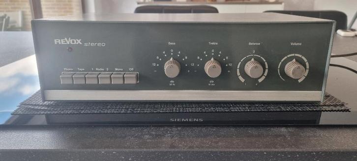 Revox 40 - Versterker met buislampen - 80 Watt - 4/8/16 Ohm, Audio, Tv en Foto, Versterkers en Ontvangers, Gebruikt, Stereo, 60 tot 120 watt