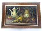 A5266 Mooi gesingeerd still leven, Antiek en Kunst, Kunst | Schilderijen | Klassiek, Ophalen of Verzenden