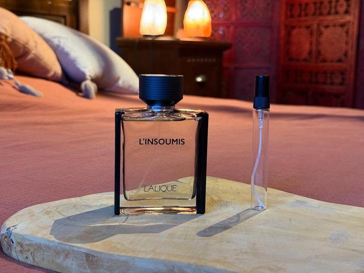 Lalique - L'Insoumis (UNIEK) sample/decant, Handtassen en Accessoires, Uiterlijk | Parfum, Zo goed als nieuw, Ophalen of Verzenden