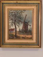 Schilderij windmolen, Antiek en Kunst, Ophalen