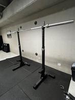 ATX Squat Rack - Olympic Barbell - 3 stoot-trapkussens, Sport en Fitness, Ophalen, Zo goed als nieuw