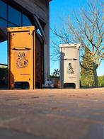 cortenstaal BBQ outdoor, Tuin en Terras, Ophalen, Zo goed als nieuw