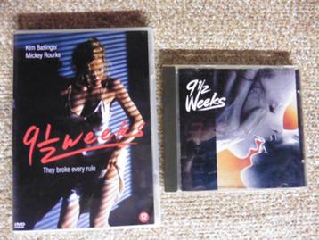 9 1/2 Weeks Film + Muziek (dvd+cd) beschikbaar voor biedingen