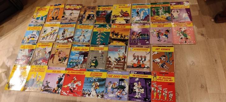 34x Lucky Luke, Boeken, Stripverhalen, Gelezen, Meerdere stripboeken, Ophalen