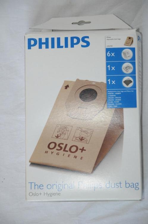 4 STOFZUIGERZAKKEN voor Philips OSLO+Hygiene - Stofzuigzakke, Electroménager, Aspirateurs, Neuf, Aspirateur