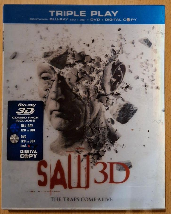 Saw 3D: The Final Chapter (Blu-ray 3D + 2D) - Unrated, CD & DVD, Blu-ray, Utilisé, Horreur, 3D, Enlèvement ou Envoi