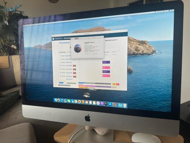 iMac 27 inch –  met muis, toetsenbord en disc-lezer, Computers en Software, Apple Desktops, Zo goed als nieuw, iMac, HDD, 8 GB