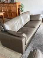 lederen zetels van Belgische makelij., Ophalen, Zo goed als nieuw, Rechte bank, Tijdloos