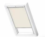 Velux verduisterend rolgordijn beige 117x122, Doe-het-zelf en Bouw, Glas en Ramen, Ophalen, Nieuw
