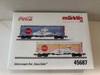 Märklin H0 45687 USA 2 refrigerator cars Coca-Cola, Hobby en Vrije tijd, Modeltreinen | H0, Wisselstroom, Treinset, Nieuw, Ophalen of Verzenden