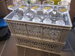 Kasteelbierglas (24x) in transportbakken, Ophalen, Zo goed als nieuw, Glas of Glazen, Overige merken