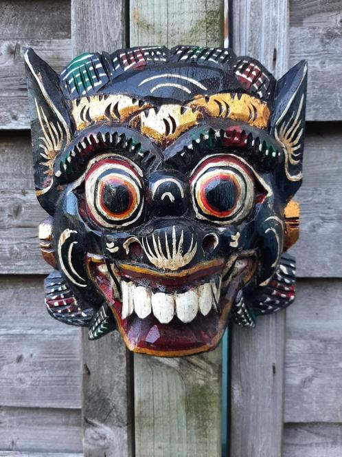 Barong/Indonesië/Bali/handgemaakt/zwart, Huis en Inrichting, Woonaccessoires | Wanddecoraties, Ophalen of Verzenden