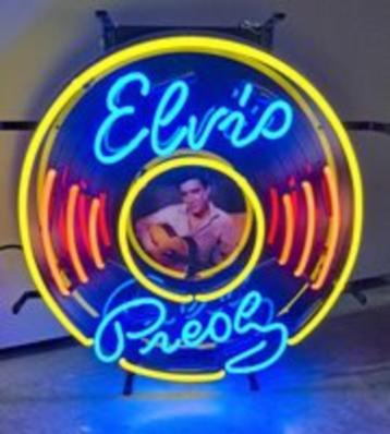 Mooie Elvis presley neon en veel andere USA gameroom neons beschikbaar voor biedingen
