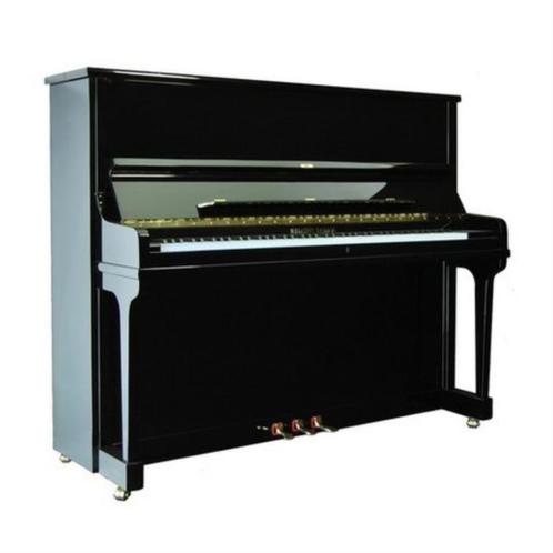Piano August Förster 125F, Muziek en Instrumenten, Piano's, Zo goed als nieuw, Piano, Zwart, Hoogglans, Ophalen