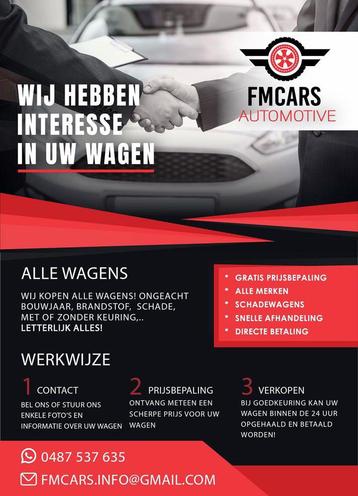 Auto’s gezocht! Wij kopen uw wagen aan de beste prijs! beschikbaar voor biedingen