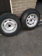 2 Velgen 13 inch en 4 gaten <-------> 100 mm, Ophalen, Gebruikt, 13 inch, Banden en Velgen