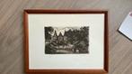 Originele ets Rabot Gent, Antiek en Kunst, Kunst | Etsen en Gravures, Ophalen