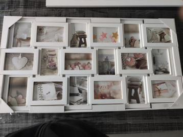 Familie fotolijst wit 18 foto's  beschikbaar voor biedingen