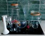 Glazen vazen, Huis en Inrichting, Woonaccessoires | Stolpen, Ophalen, Gebruikt