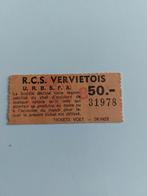 Billet football RSC Vervietois années 70-80, Comme neuf, Enlèvement ou Envoi