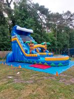 Water springkasteel beachslide met ballen / plonsbad te huur, Ophalen of Verzenden, Zo goed als nieuw