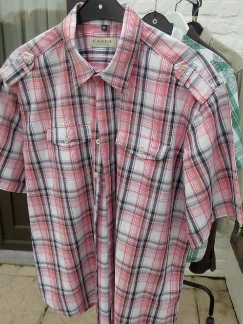 4 overhemden voor heren, maat: XL, Kleding | Heren, Overhemden, Zo goed als nieuw, Halswijdte 43/44 (XL), Overige kleuren, Ophalen of Verzenden