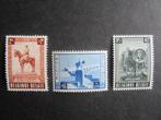 Timbres Belgique - N938 à 940 (x), Postzegels en Munten, Postzegels | Europa | België, Spoor van plakker, Koninklijk huis, Ophalen of Verzenden
