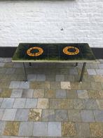 Tafel gesigneerd Vigneron • keramiek vintage kunstdecoratie, Ophalen