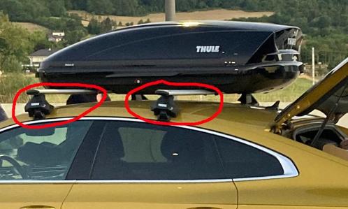 Thule WingBar Evo Alu complet pour VW Arteon, Autos : Divers, Porte-bagages, Comme neuf, Enlèvement