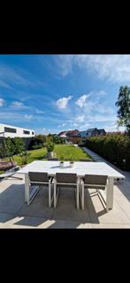 Prachtige tuintafel met 6 stoelen., Ophalen, Gebruikt, Rechthoekig, Aluminium