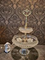 Glazen etagere, Ophalen