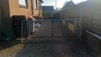 Tuinpoort, Ophalen, Staal, 100 tot 150 cm, Zo goed als nieuw