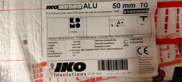 10 isolatie platen Iko Enertherm ALU 50 mm TG beschikbaar voor biedingen