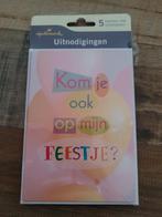 Uitnodigingen feestje, Ophalen of Verzenden, Zo goed als nieuw