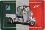 Reclamebord van Vespa -Piaggio Ape-Tuk-tuk in reliëf-30 x 20, Envoi, Panneau publicitaire, Neuf