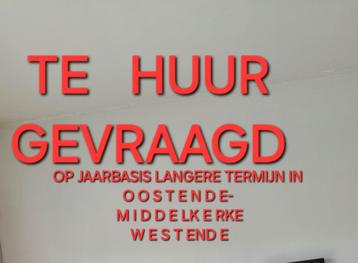 s appt.of studio met 1slaapkm.max huur 550-600 eur, Immo, Oostende