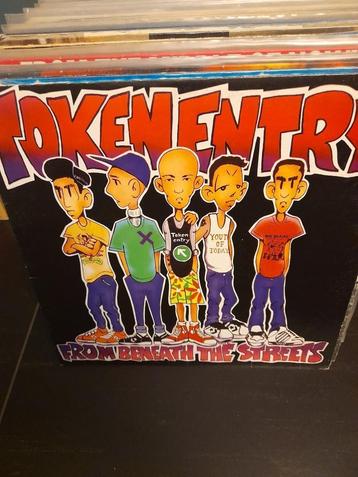lp - tokenentry - from beneath the streets - red vinyl-bak 7 beschikbaar voor biedingen