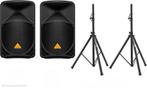 2x behringer b112d +statieven, Muziek en Instrumenten, Ophalen, Zo goed als nieuw, Behringer