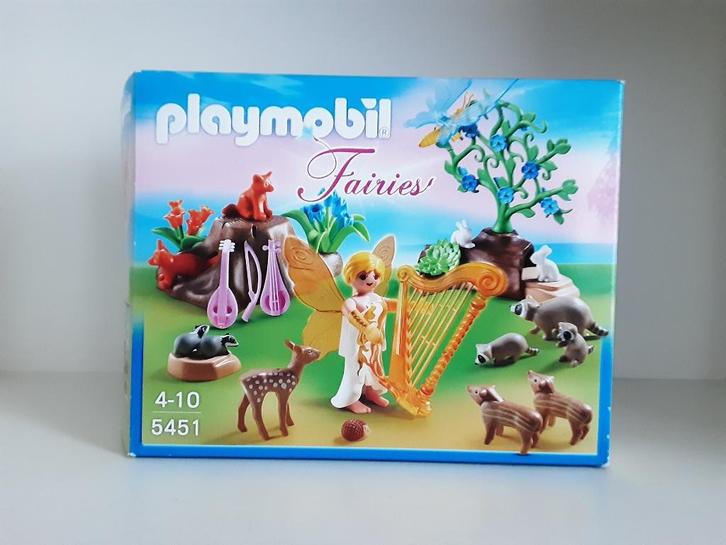 PLaymobil fee Melody en bosdieren - compleet, Kinderen en Baby's, Speelgoed | Playmobil, Zo goed als nieuw, Complete set, Ophalen of Verzenden