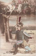 Franse postkaart - "En avant à Berlin" (Eerste Wereldoorlog), Ophalen of Verzenden, Voor 1920, Gelopen, Politiek en Historie